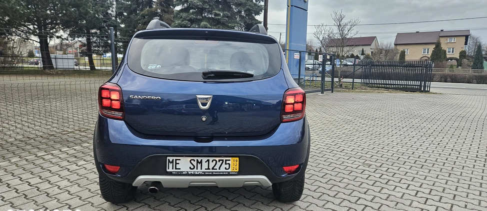 Dacia Sandero Stepway cena 38900 przebieg: 109002, rok produkcji 2019 z Poręba małe 106